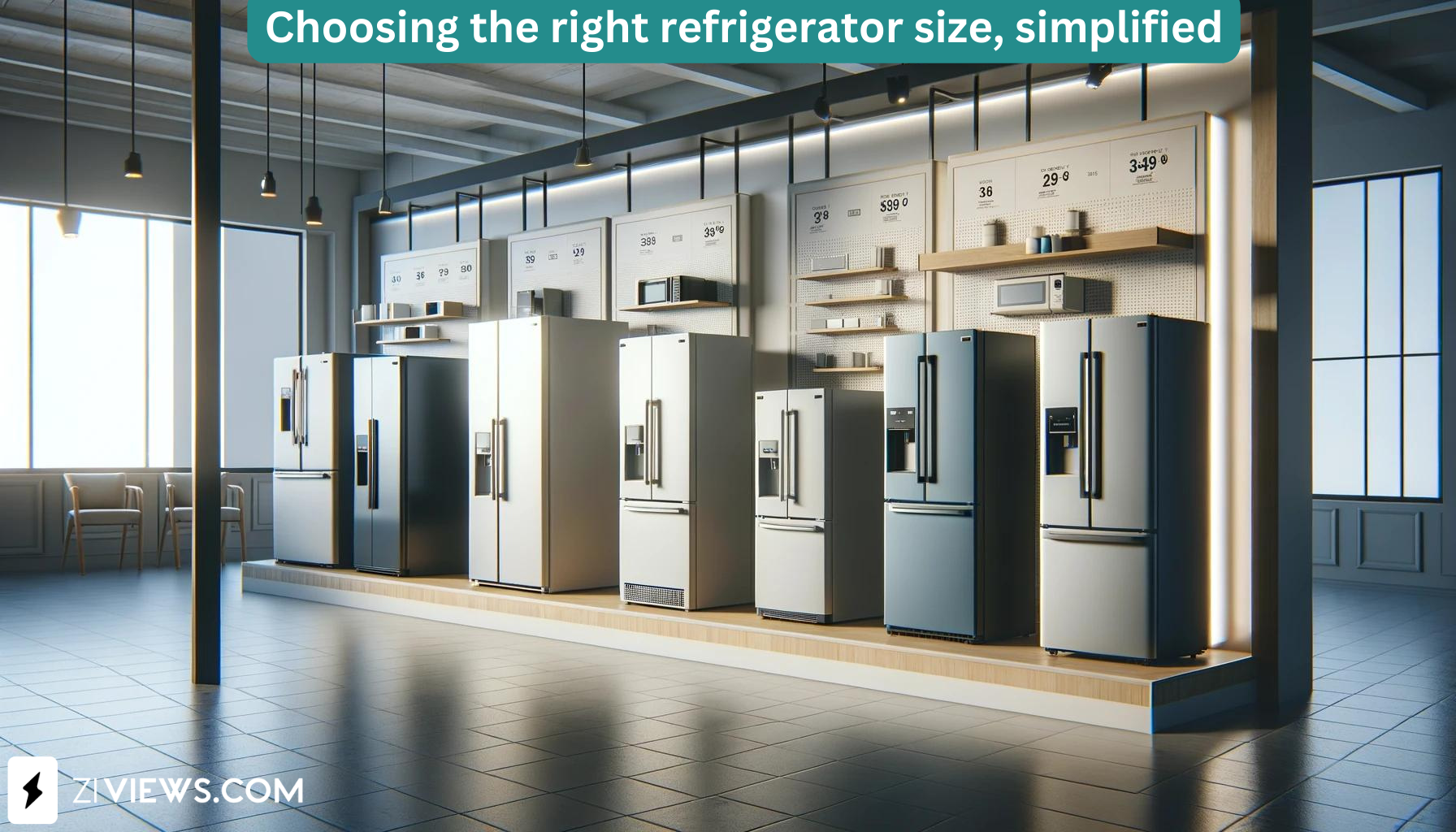 How to choose refrigerator size India